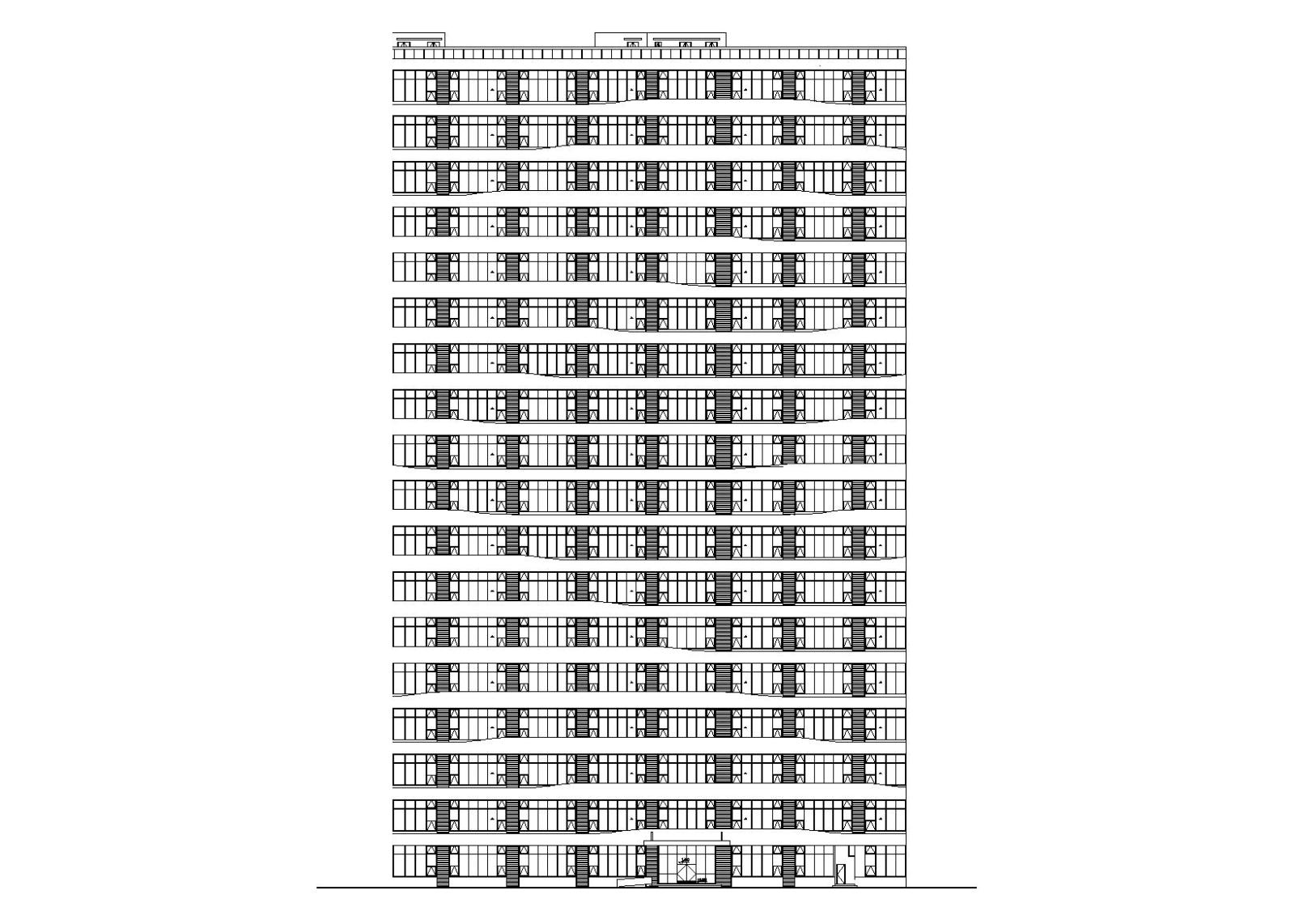 [贵州]中国铁建国际城小区设计建筑施工图cad施工图下载【ID:149858116】