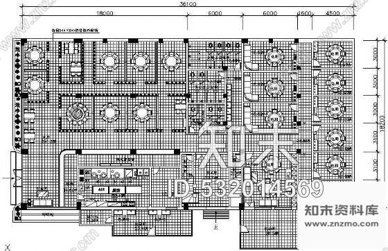 施工图某野生菌汤锅分店装修图cad施工图下载【ID:532014569】