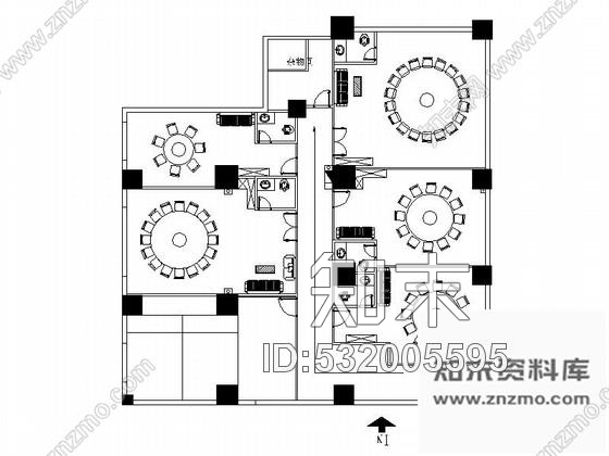 施工图重庆全国连锁品牌典雅火锅店装修施工图含效果施工图下载【ID:532005595】