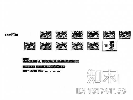 四星级售楼处室内装修图cad施工图下载【ID:161741138】