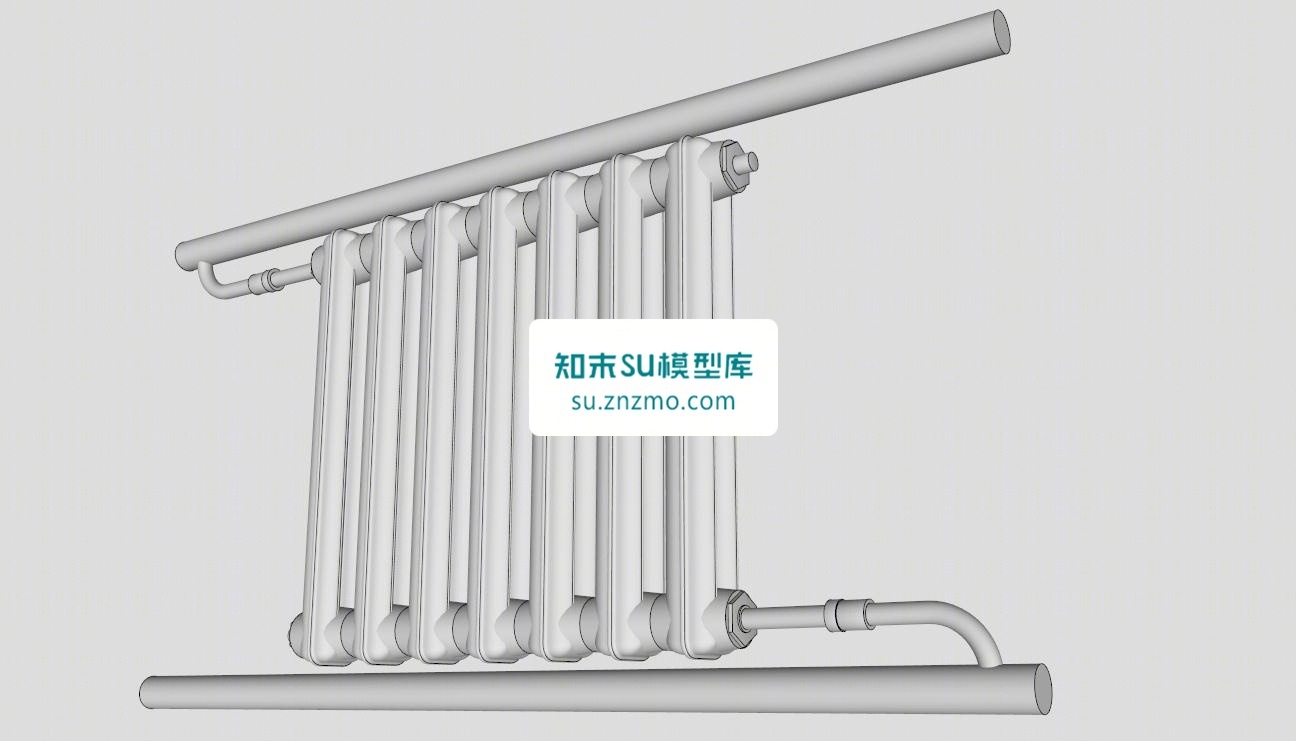 铜铝复合暖气片SU模型下载【ID:148500121】