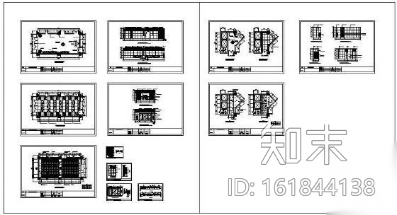 某电信办公门厅装饰施工图cad施工图下载【ID:161844138】