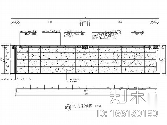 夜总会时尚走道室内装修图cad施工图下载【ID:166180150】