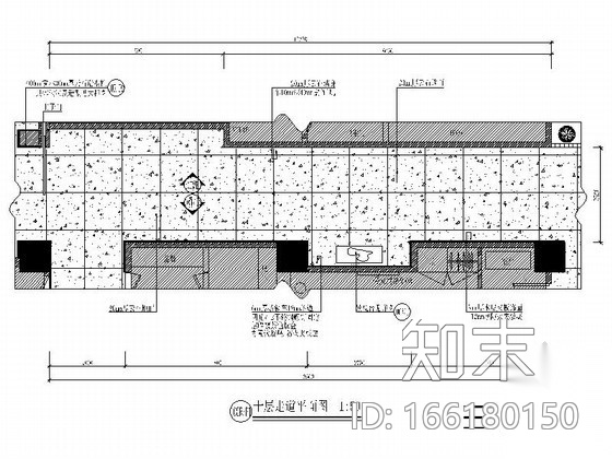 夜总会时尚走道室内装修图cad施工图下载【ID:166180150】