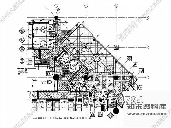 图块/节点某高档餐厅全套CAD平面图施工图下载【ID:832174794】