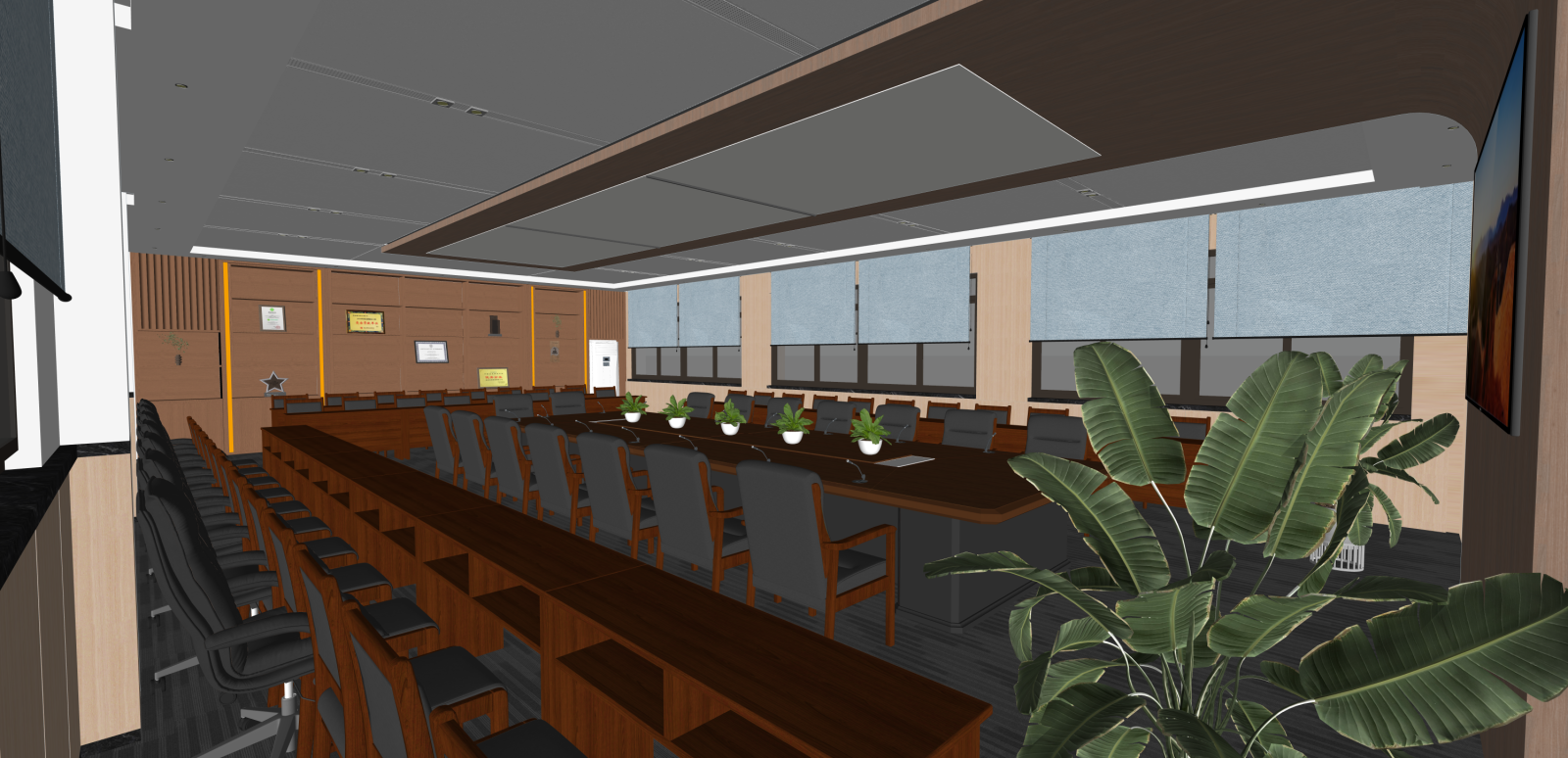 中式其他学校空间SU模型下载【ID:1215973223】