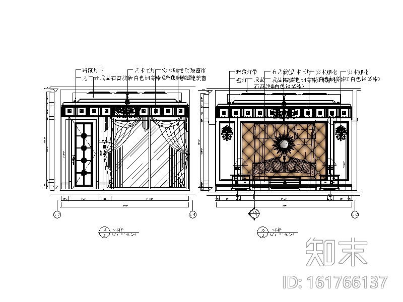 法式奢华别墅CAD施工图（含效果图）cad施工图下载【ID:161766137】