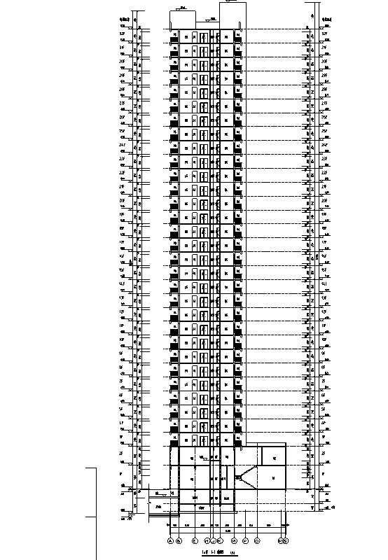 [河北]多栋楼超高层住宅及商业建筑施工图（含全专业）施工图下载【ID:149775114】