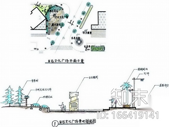 [洛阳]城市道路景观环境艺术设计施工图（附方案文本）施工图下载【ID:166419141】