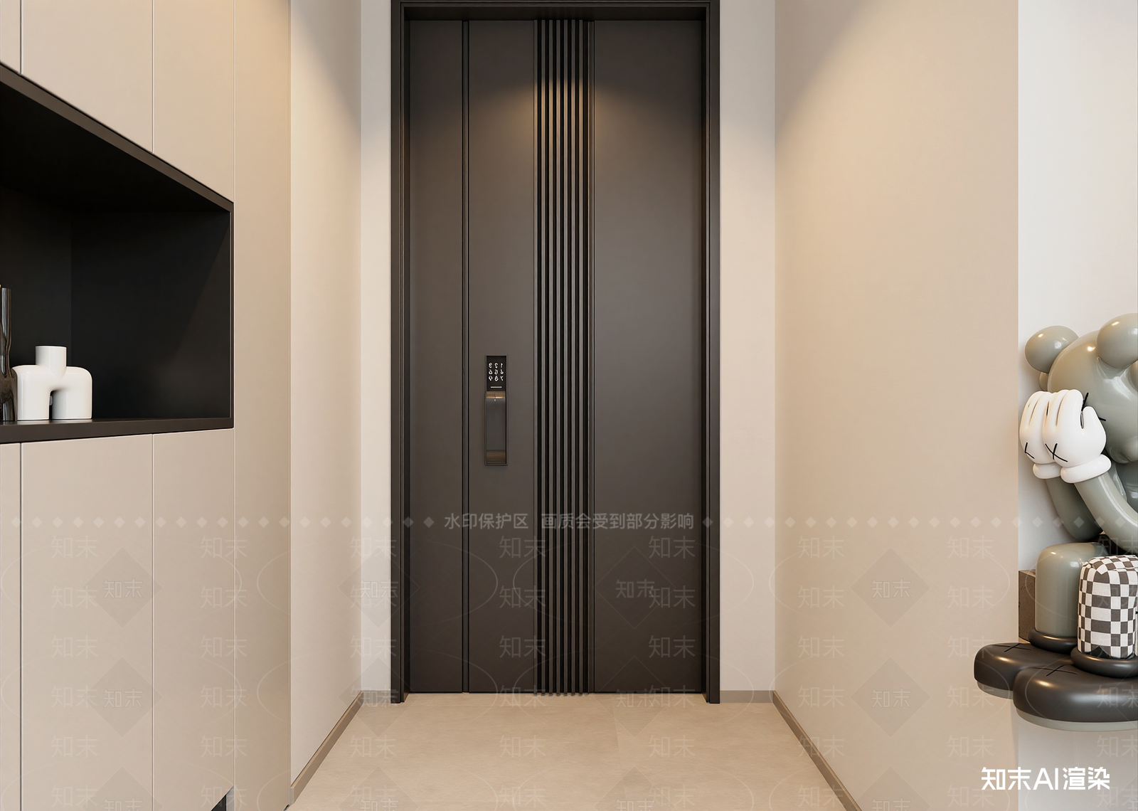 现代玄关3D模型下载【ID:1215036251】