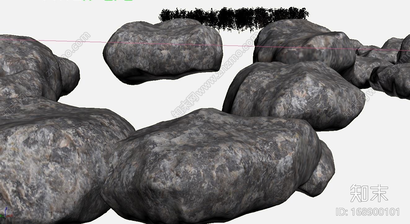 河边湿地岸边常用植物花鸟石头树芦苇CG模型下载【ID:168900101】