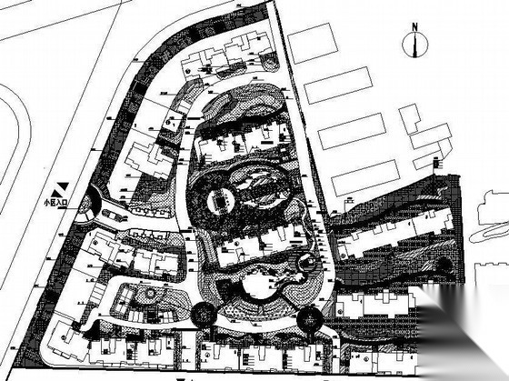 镇江住宅小区环境景观设计施工图全套施工图下载【ID:161073153】