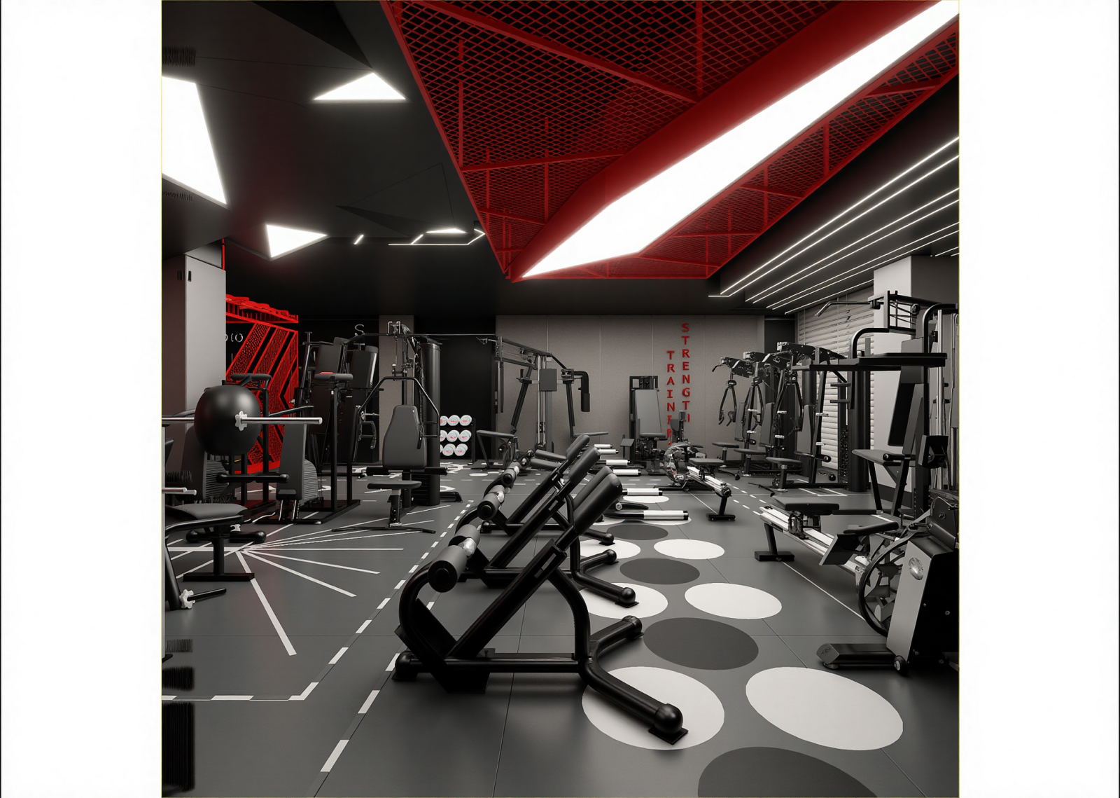 工业健身房3D模型下载【ID:1215053008】