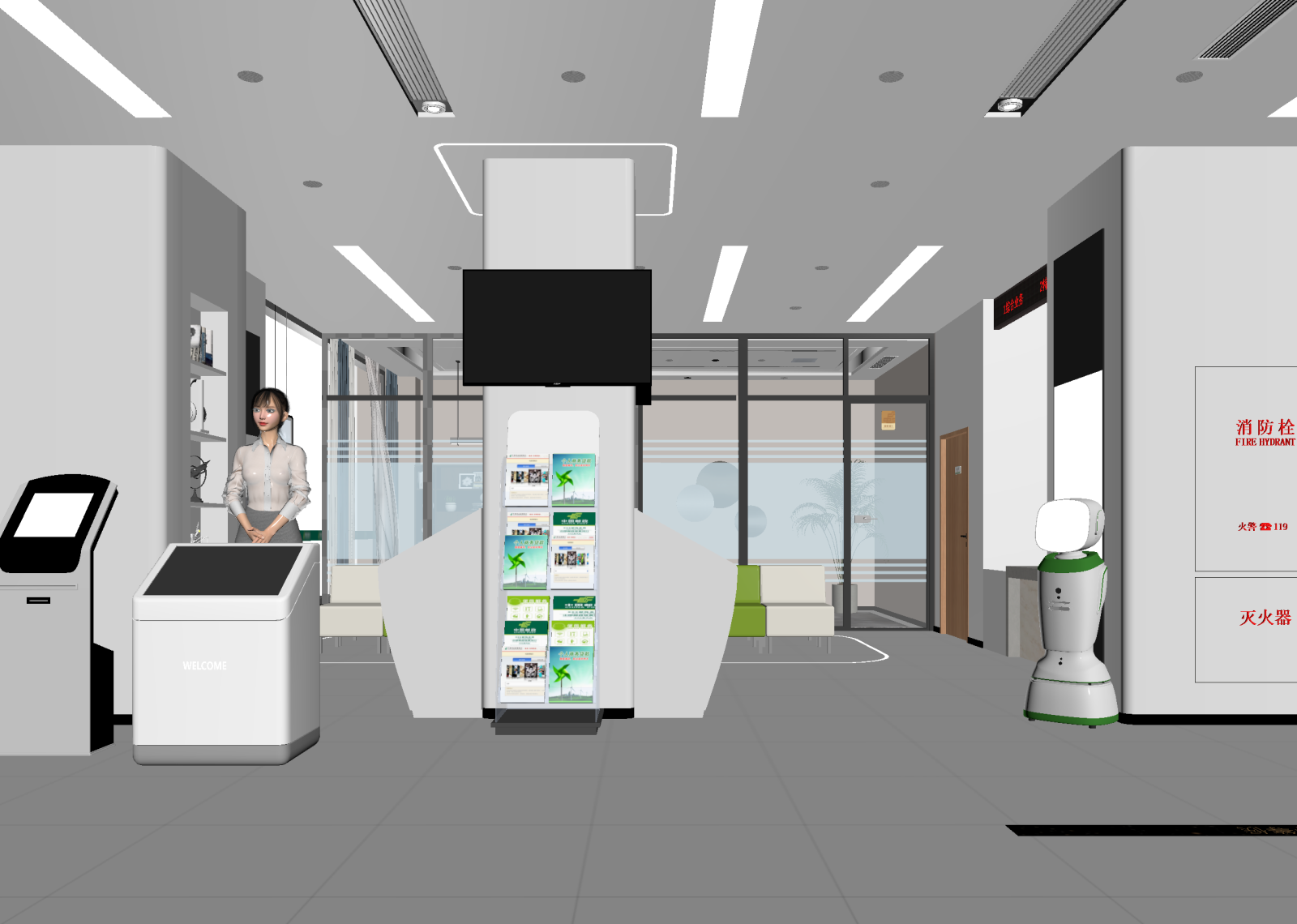 现代接待室3D模型下载【ID:1214458433】