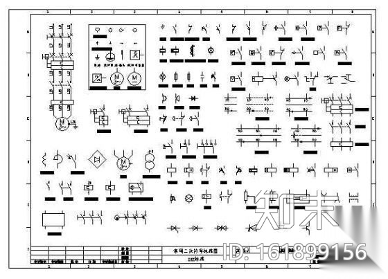 CAD电气制图标准图形施工图下载【ID:161899156】