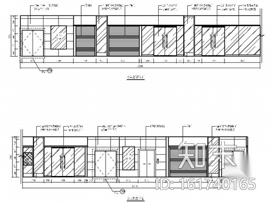 [太原]交通便利社区现代服装城室内装修图施工图下载【ID:161740160】