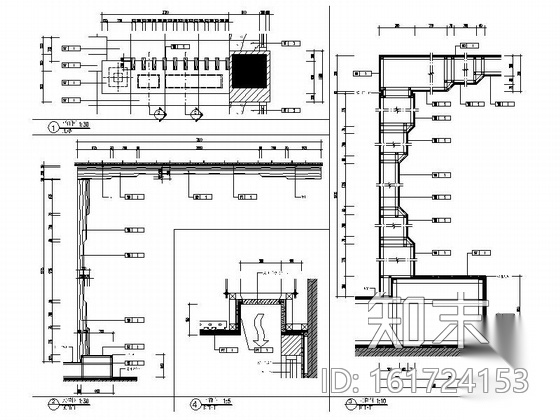 [云南]精品奢华五星级商务酒店大堂室内装修施工图（含...施工图下载【ID:161724153】