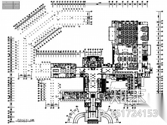 [云南]精品奢华五星级商务酒店大堂室内装修施工图（含...施工图下载【ID:161724153】