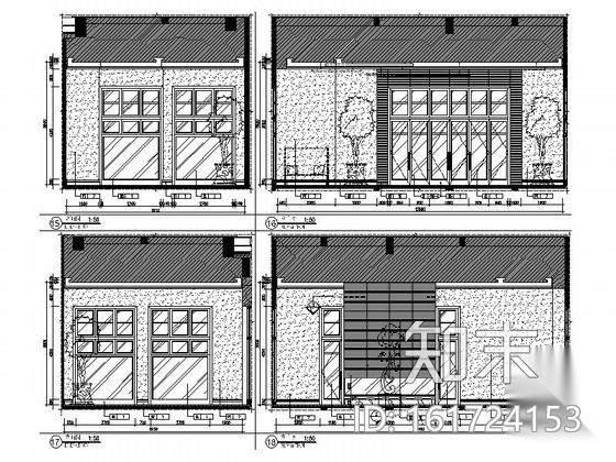 [云南]精品奢华五星级商务酒店大堂室内装修施工图（含...施工图下载【ID:161724153】