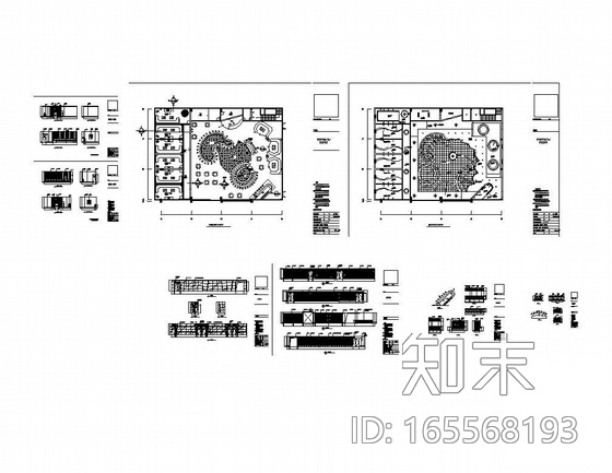 [深圳]豪华舞厅K吧装修图cad施工图下载【ID:165568193】