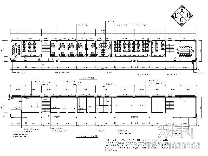 [湖南]某汽车公司厂房办公室装修图施工图下载【ID:161833168】