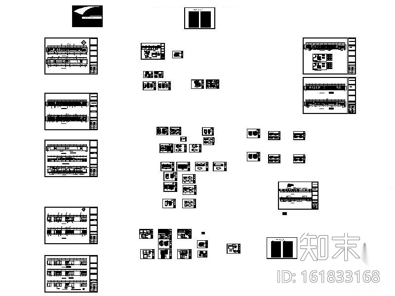 [湖南]某汽车公司厂房办公室装修图cad施工图下载【ID:161833168】