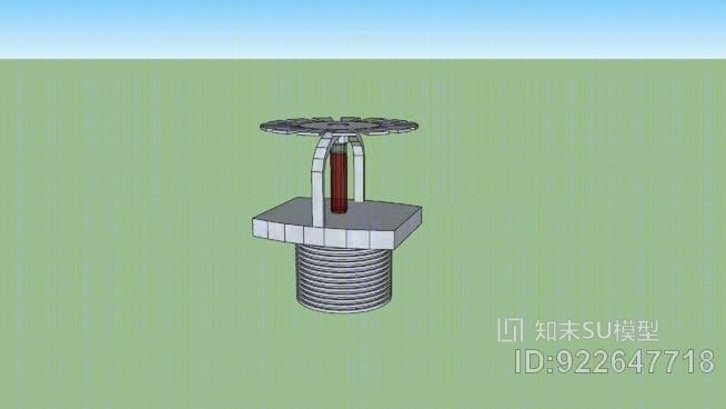 消防洒水车SU模型下载【ID:922647718】