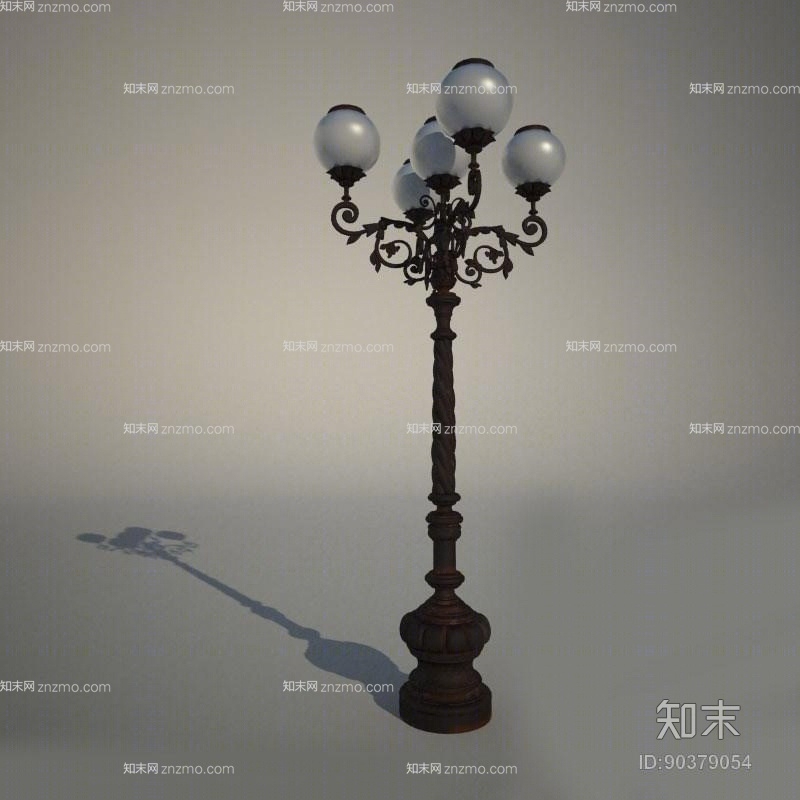 路灯3D模型下载【ID:90379054】