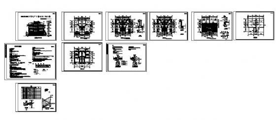 某农村受灾户安置房建筑设计施工图cad施工图下载【ID:149798143】