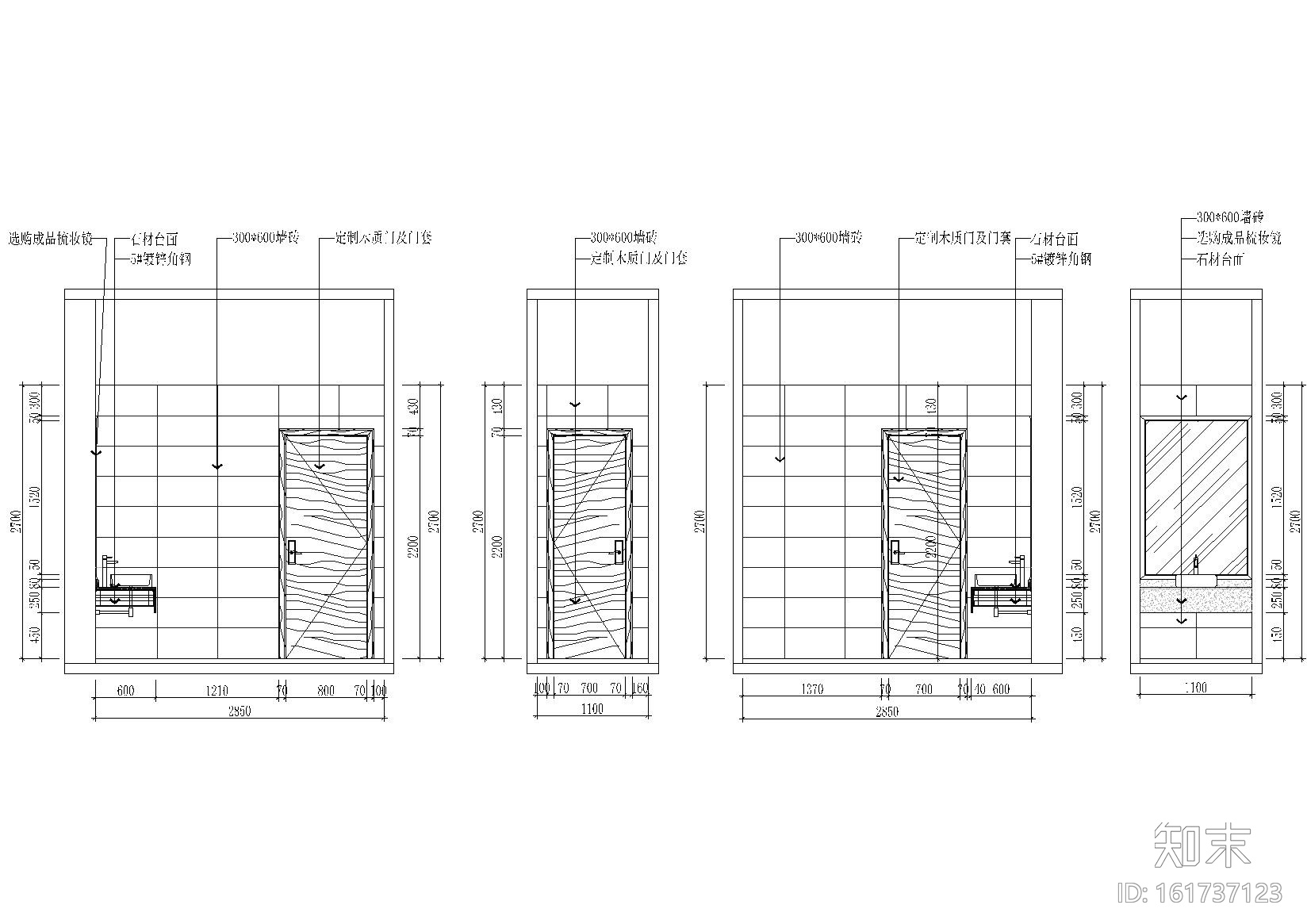 [广东]东莞市德高装饰有限公司办公室施工图cad施工图下载【ID:161737123】
