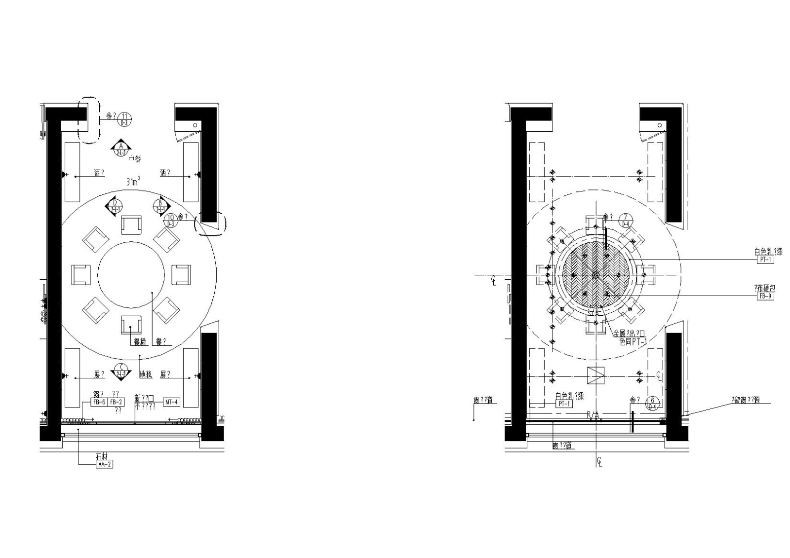 [郑州]梁建国-建业天筑603㎡超大平层样板间全套施工图...施工图下载【ID:160100197】