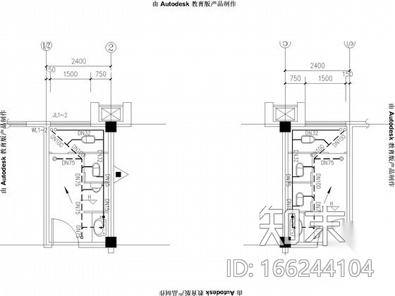 [重庆]水厂给水管网泵站施工图施工图下载【ID:166244104】