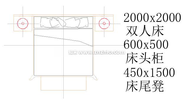 床头柜cad施工图下载【ID:182614140】