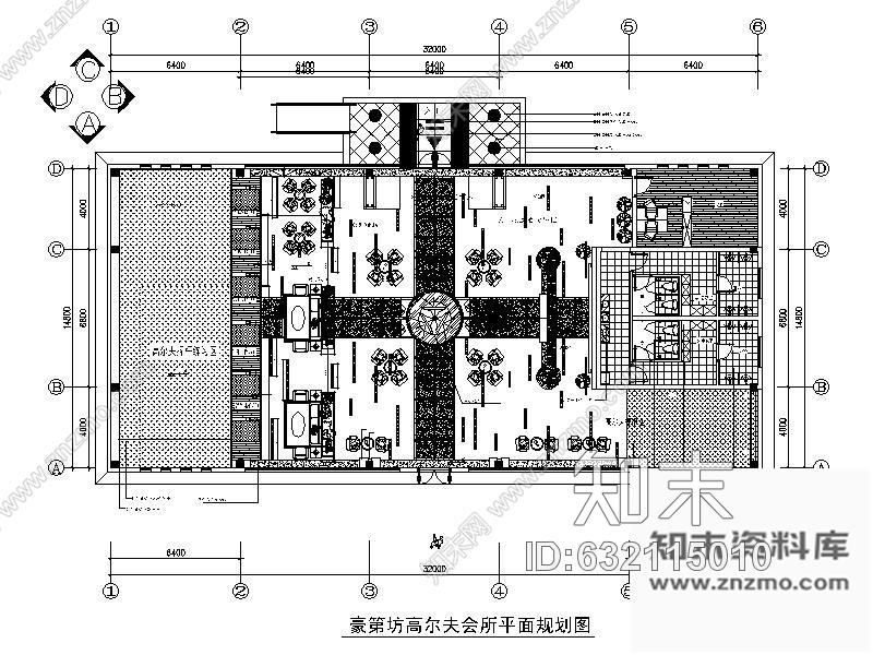 施工图某高尔夫会所设计方案含效果施工图下载【ID:632115010】