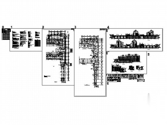 [北京]5层现代风格公寓建筑设计施工图 （国内知名...cad施工图下载【ID:166058129】