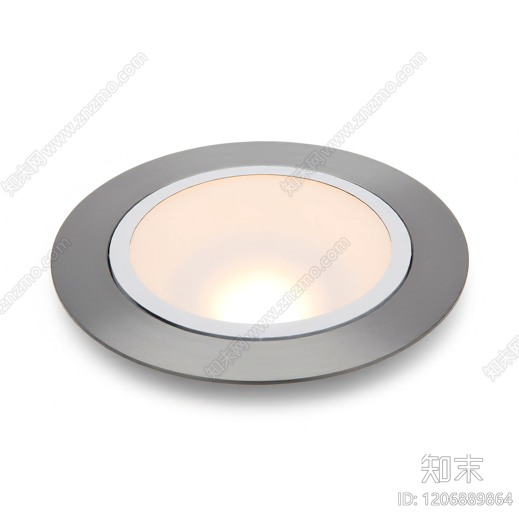 圆形嵌入式灯具3D模型下载【ID:1206889864】