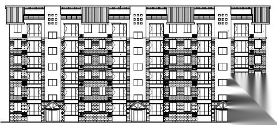 四川省御营山景4#楼建筑结构施工图cad施工图下载【ID:149848119】