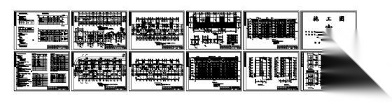 四川省御营山景4#楼建筑结构施工图cad施工图下载【ID:149848119】