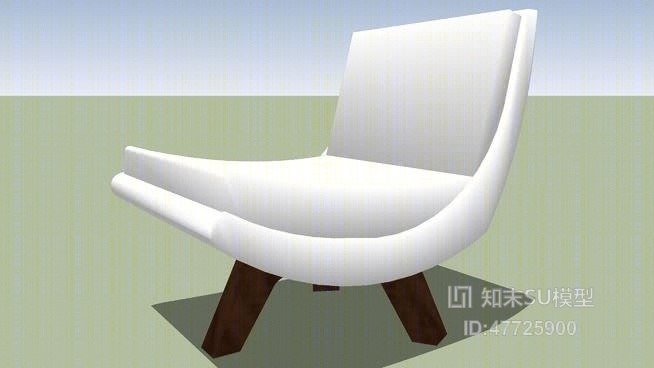 休闲椅SU模型下载【ID:47725900】