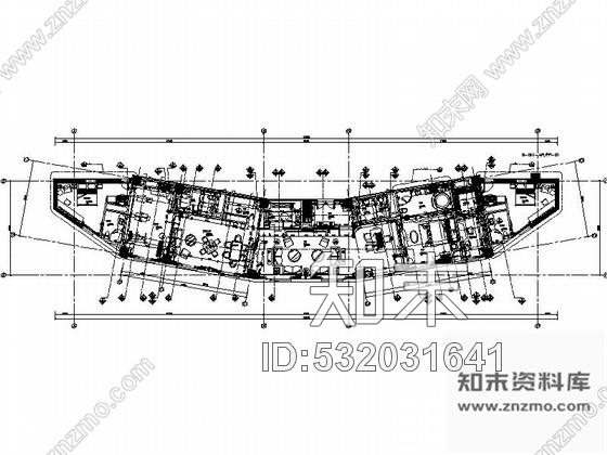 施工图陕西五星级酒店典雅新中式风格总裁套房装修施工图含效果cad施工图下载【ID:532031641】