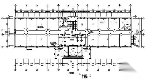 某三层办公楼建筑施工图cad施工图下载【ID:149972177】