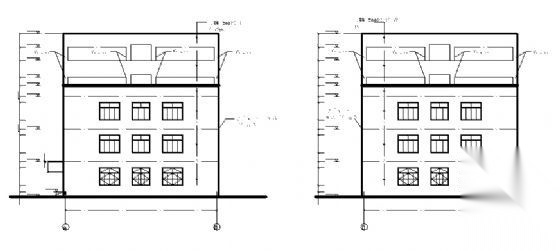 四川省某学校附属学院五层教学楼建筑施工图cad施工图下载【ID:151575143】