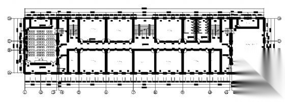 四川省某学校附属学院五层教学楼建筑施工图cad施工图下载【ID:151575143】