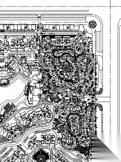 [成都]居住区中心湖区景观工程施工图全套施工图下载【ID:161096165】