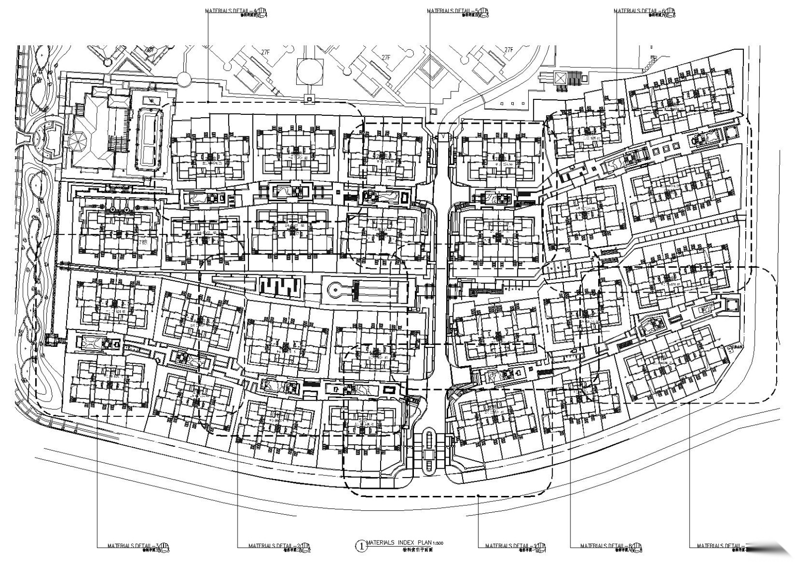 ​[四川]香碧歌别墅区景观设计全套施工图cad施工图下载【ID:160690125】