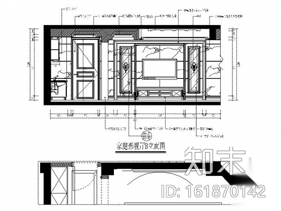 [泉州]独栋古典豪华双层别墅装修图（含效果）cad施工图下载【ID:161870142】