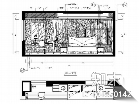 [泉州]独栋古典豪华双层别墅装修图（含效果）cad施工图下载【ID:161870142】