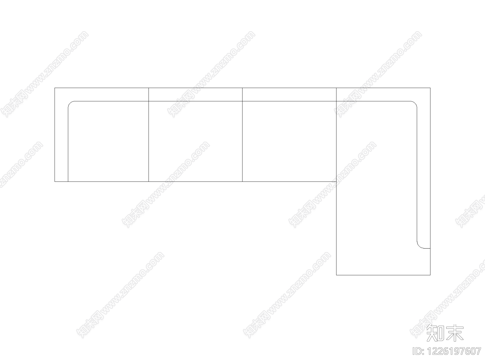 背景墙cad施工图下载【ID:1226197607】