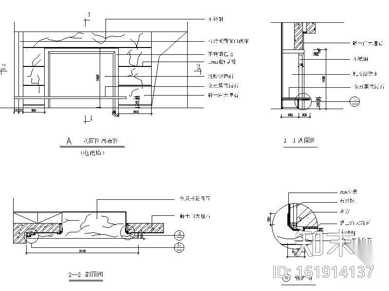 双层别墅设计图cad施工图下载【ID:161914137】