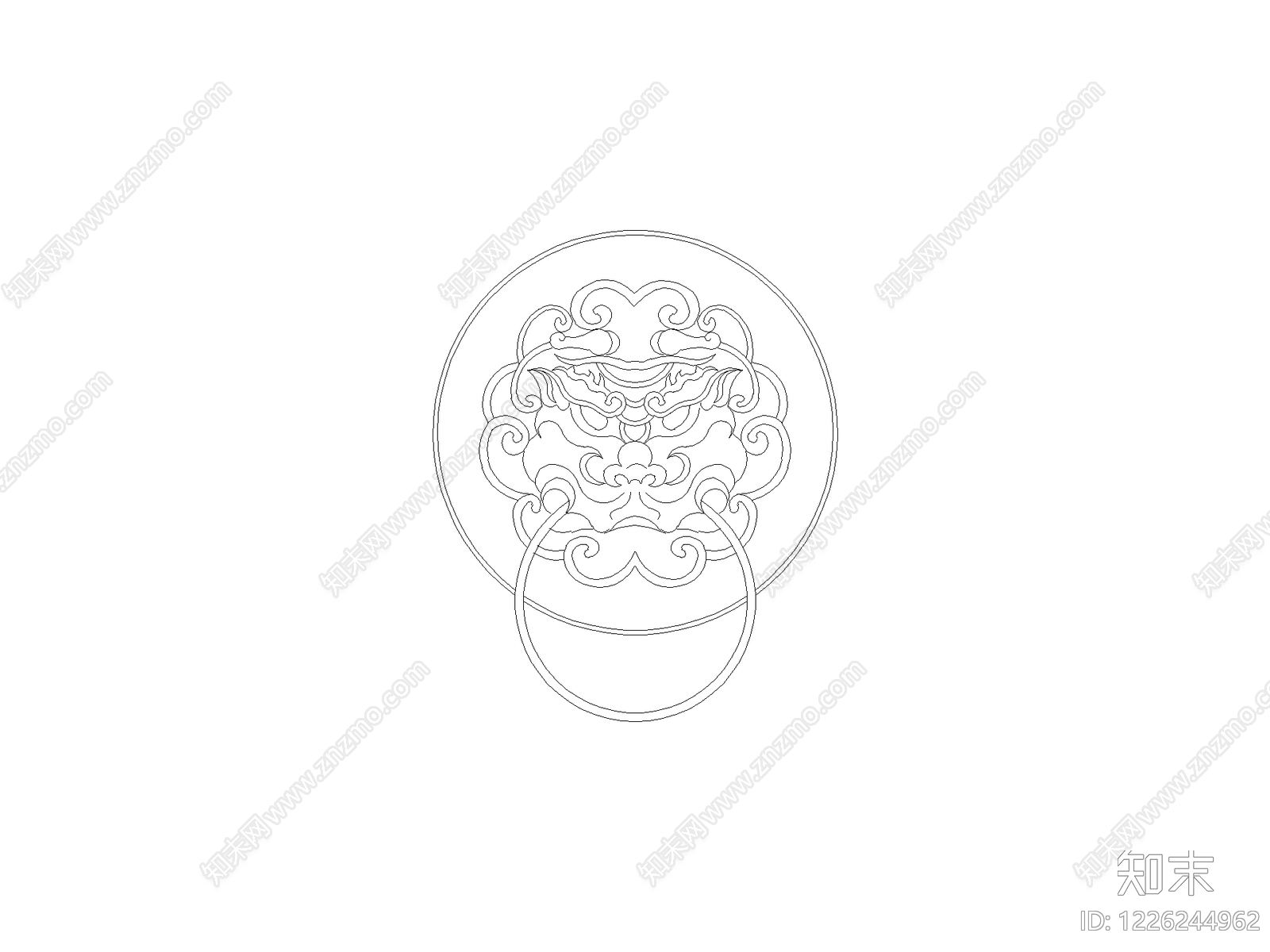 雕塑装饰构件CAD图纸